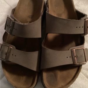 Birkenstock Arizona Birkibuc Mocha Sandal 34 Girls 3